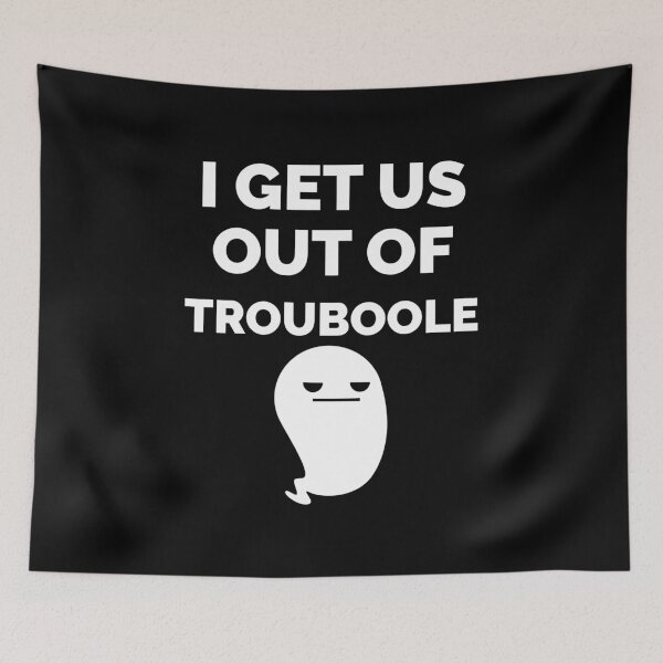 Item preview, I GET US OUT OF TROUBLE FUNNY HALLOWEEN GIFT designed and sold by TheFirstOne.