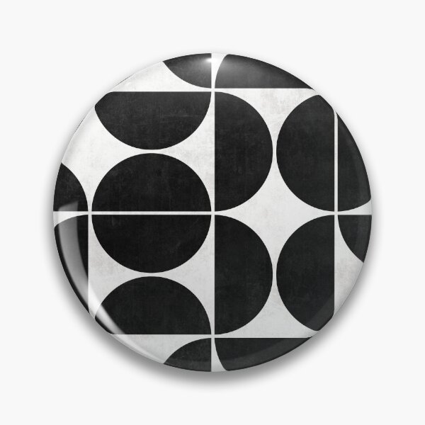 Item preview, Mid-Century Modern Pattern No.3 - Black and White Concrete designed and sold by Zoltan Ratko.