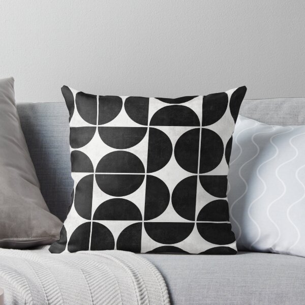 Item preview, Mid-Century Modern Pattern No.3 - Black and White Concrete designed and sold by Zoltan Ratko.