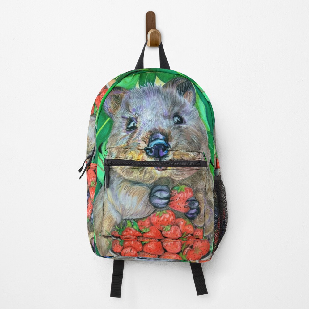 Quokka with Strawberries Backpack