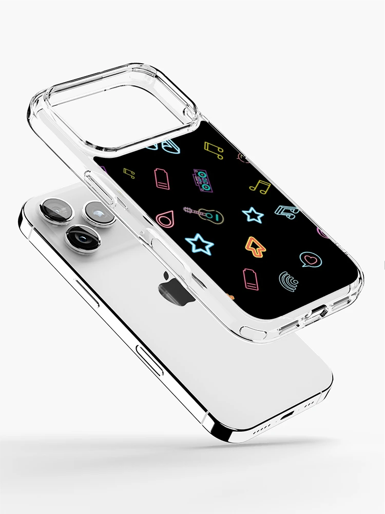 Thumbnail 2 of 5, iPhone Case, Random Neon Pattern designed and sold by Rohith Augustine.