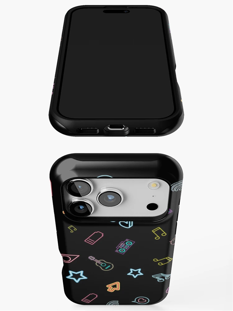 Thumbnail 3 of 4, iPhone Case, Random Neon Pattern designed and sold by Rohith Augustine.