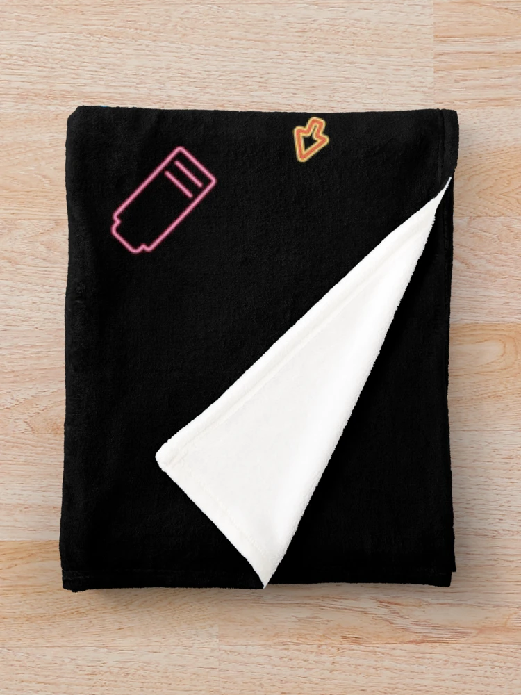 Thumbnail 3 of 6, Throw Blanket, Random Neon Pattern designed and sold by Rohith Augustine.
