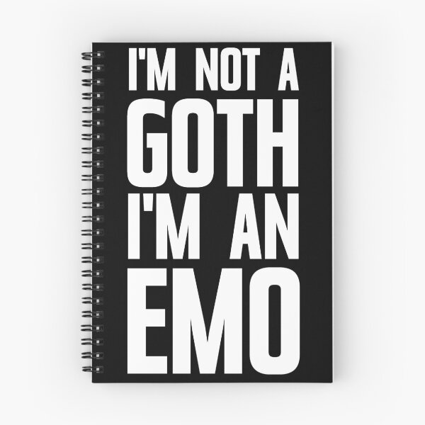 Item preview, EMO NOT GOTH designed and sold by boogsbay.