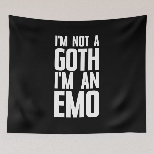 Item preview, EMO NOT GOTH designed and sold by boogsbay.