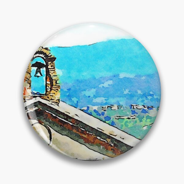 Item preview, Glimpse with church and landscape designed and sold by Giuseppe Cocco.