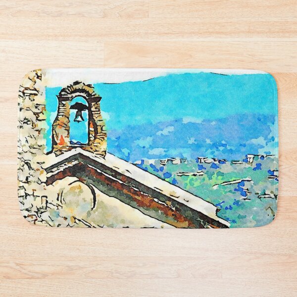 Item preview, Glimpse with church and landscape designed and sold by Giuseppe Cocco.