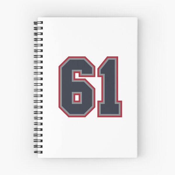 Item preview, 61 Navy Grey Red Sports Number Sixty-One designed and sold by HelloFromAja.