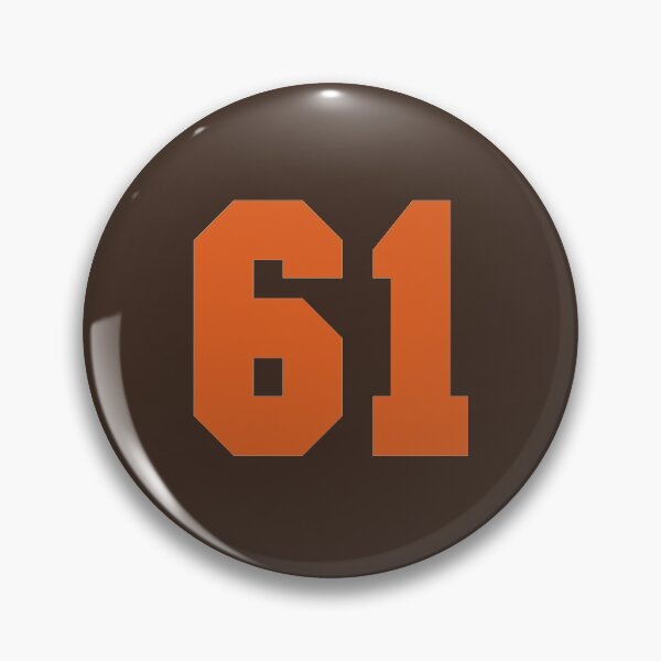 Item preview, 61 Number Cleveland Sports Sixty-One Brown Jersey designed and sold by HelloFromAja.