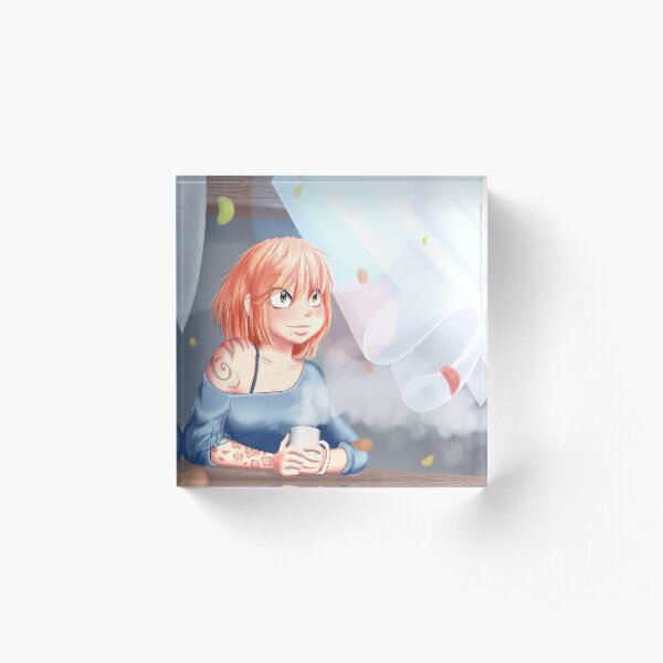 Coffee Acrylic Block