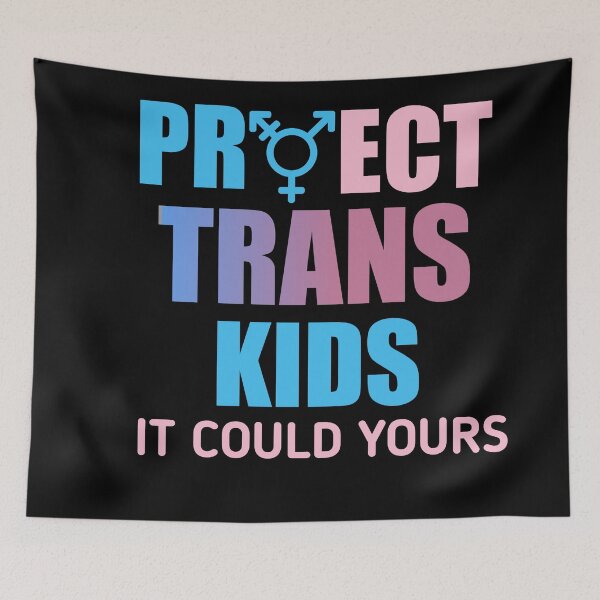 Item preview, Protect trans kids  designed and sold by Designhub14.