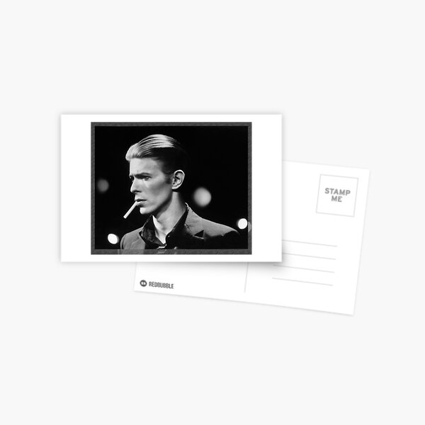 Smoking Bowie, On FAME Postcard