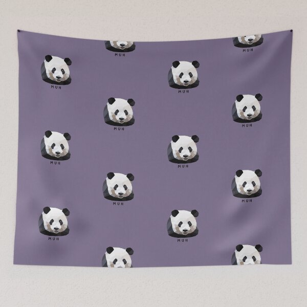 Item preview, Panda Polygon Moo designed and sold by CareShare Design.