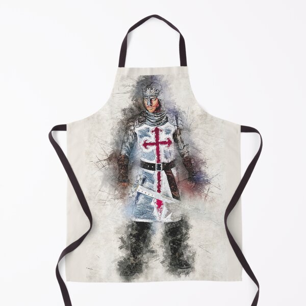 Item preview, Knights Templar Warrior The crusader Watercolor Historic Fine Art designed and sold by Naumovski.