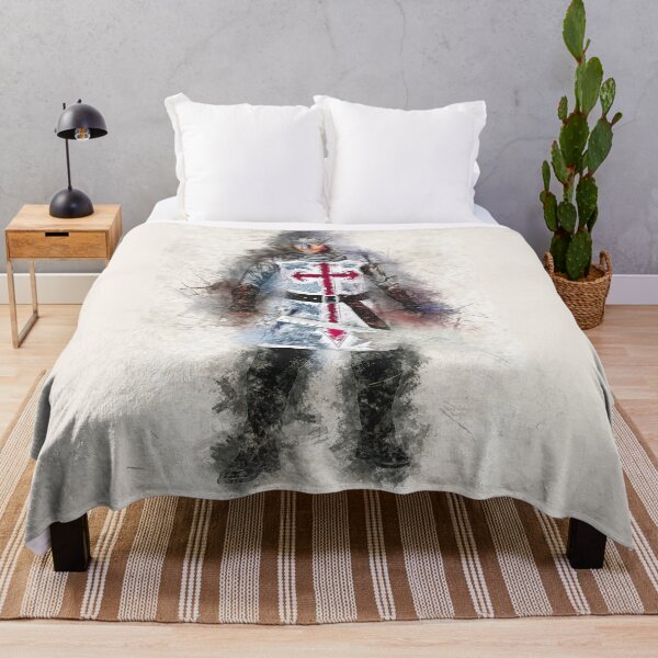 Item preview, Knights Templar Warrior The crusader Watercolor Historic Fine Art designed and sold by Naumovski.