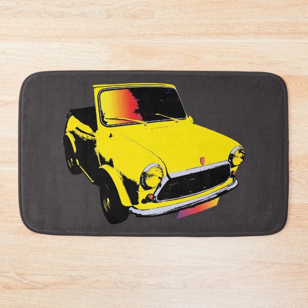 Item preview, Two Seater Mini - Vintage Yellow (on Charcoal Grey) designed and sold by QuarterMoon.