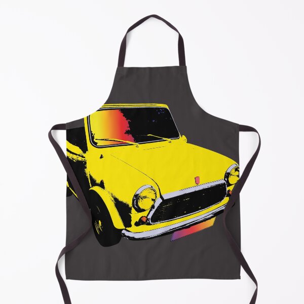 Item preview, Two Seater Mini - Vintage Yellow (on Charcoal Grey) designed and sold by QuarterMoon.