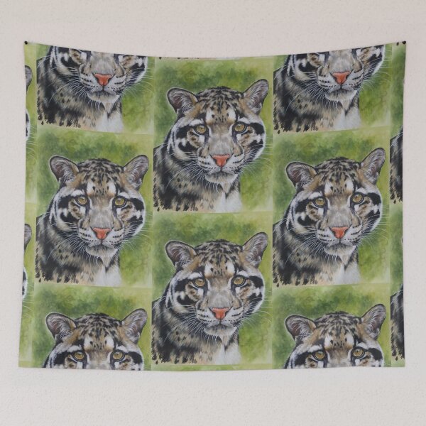 Item preview, Berry's Clouded Leopard designed and sold by BarbBarcikKeith.