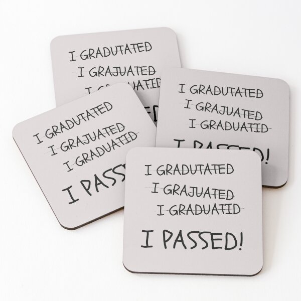 Item preview, Funny graduation - i passed. school university college school  graduate designed and sold by HaychGee.