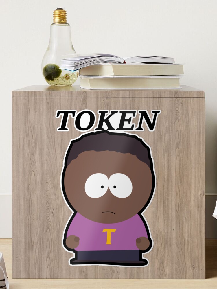 Shocked Token Black Sticker by South Park for iOS & Android