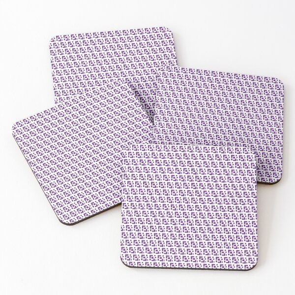 Aperçu de l'œuvre Rapport pour motif géométrique violet créée et vendue par mbelmar.