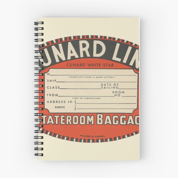 Item preview, Cunard Luggage Label designed and sold by paulgrand.