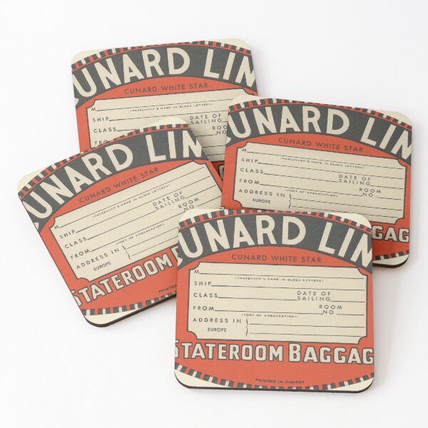 Item preview, Cunard Luggage Label designed and sold by paulgrand.