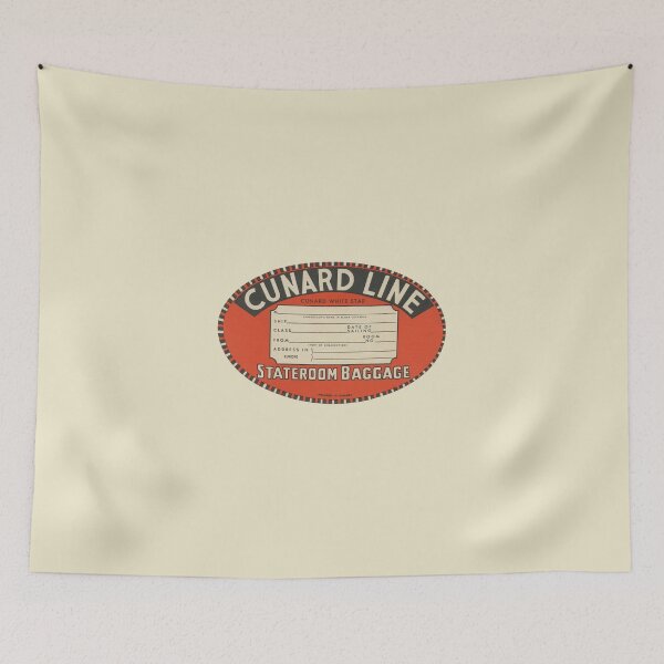 Item preview, Cunard Luggage Label designed and sold by paulgrand.
