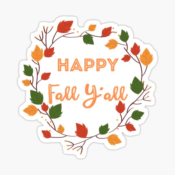 Item preview, Happy Fall Y'all designed and sold by AtarangiDesigns.
