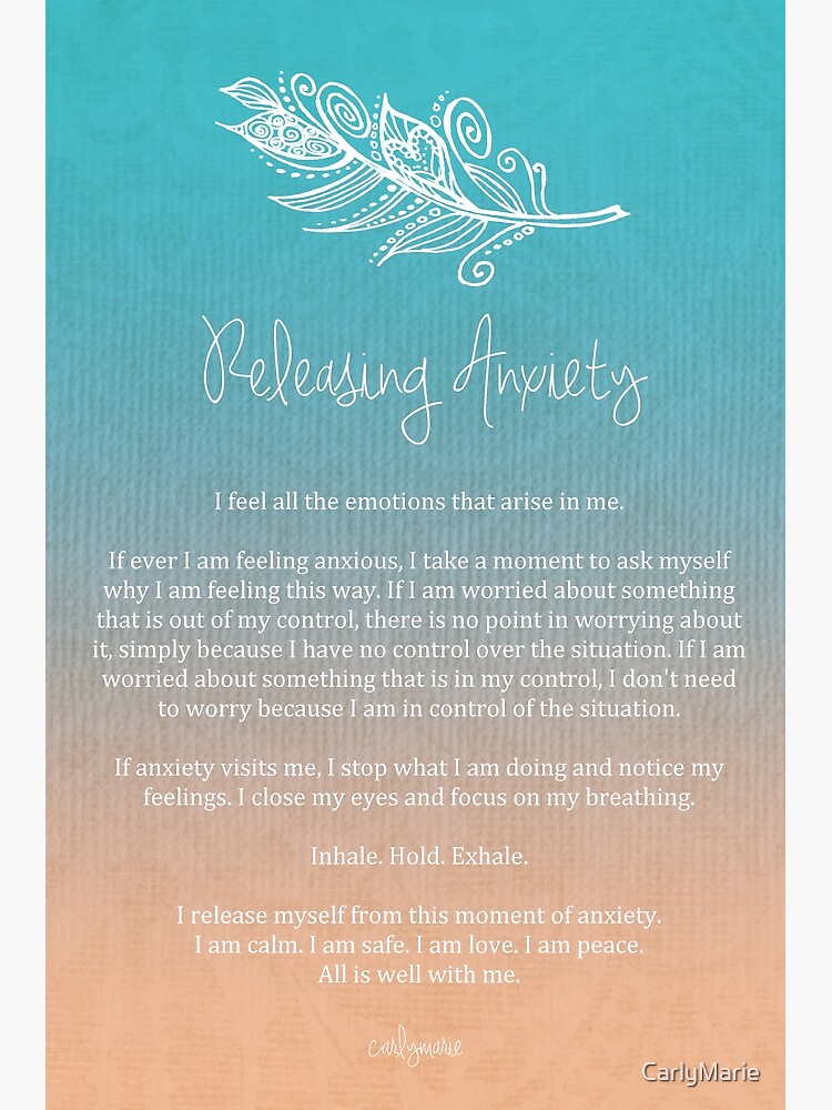 Affirmation - Releasing Anxiety by CarlyMarie