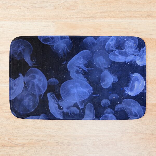 Item preview, transparent Jelly fish in deep blue sea designed and sold by abhishekarts.