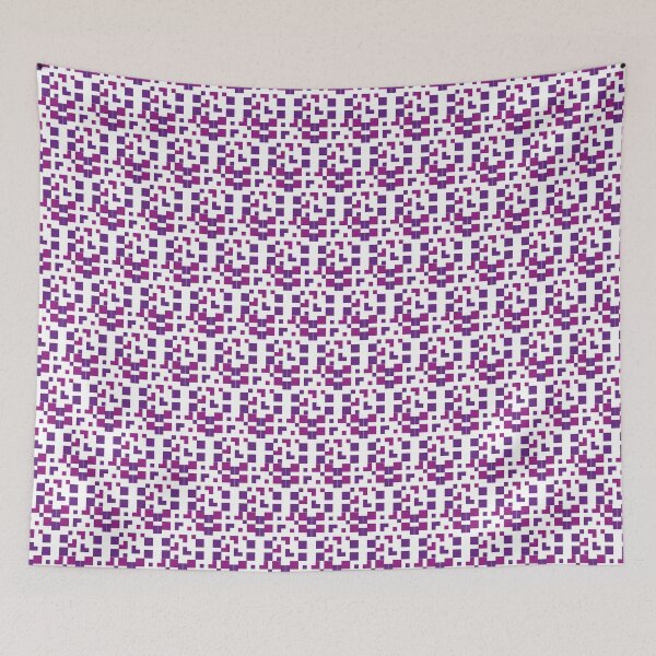 Aperçu de l'œuvre Rapport pour la version 3 du motif géométrique violet créée et vendue par mbelmar.