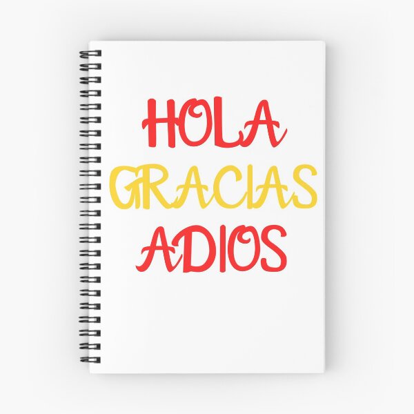 Item preview, hola gracias adios spanish designed and sold by AnujShah7.