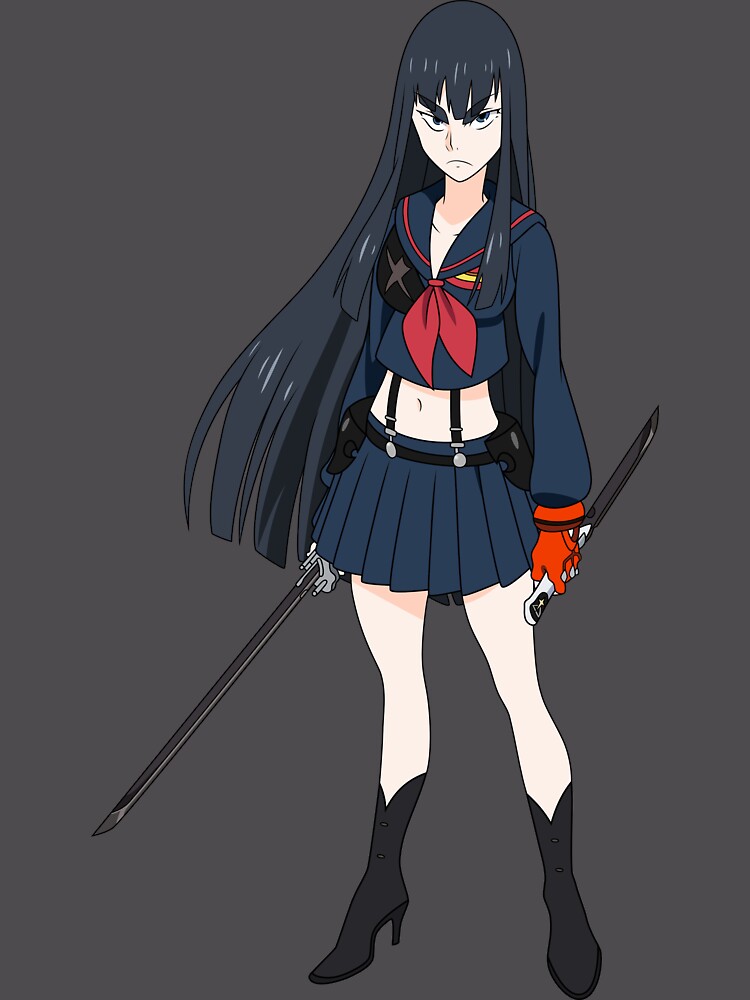 Thumbnail 6 von 6, Premium Oversized Pullover, Kiryuin Satsuki - Senketsu designt und verkauft von Racheya.