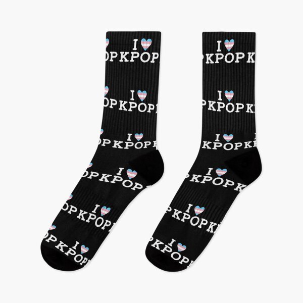 Item preview, I LOVE KPOP Transgender Trans Pride Flag LGBTQ+ CUTE Quote Rainbow designed and sold by SugarSaint.