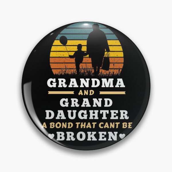 Item preview, Grandparents Day Gift for Grandma - Vintage Sunset Grandma Grand Daughter Bond Design - Best Gift for Grandmother designed and sold by OneandHalf.