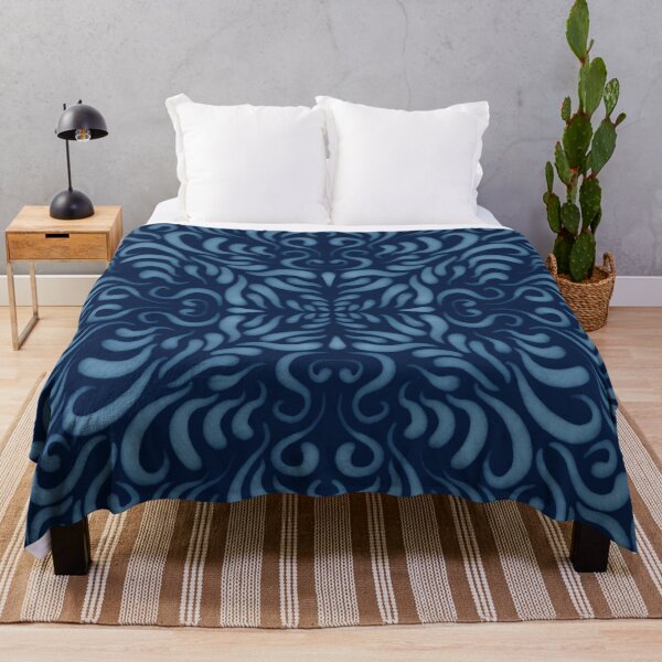 Item preview, Deep Blue Boho Pattern designed and sold by trajeado14.