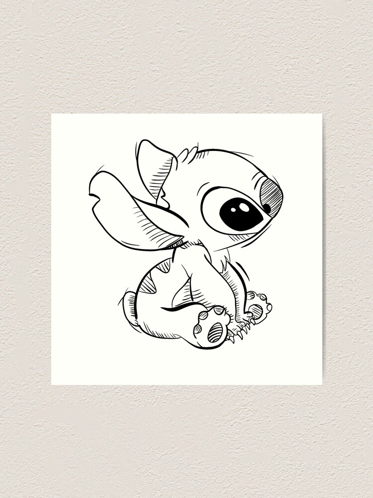 Stitch Draft from Lilo and Stitch!!  Art Print for Sale by