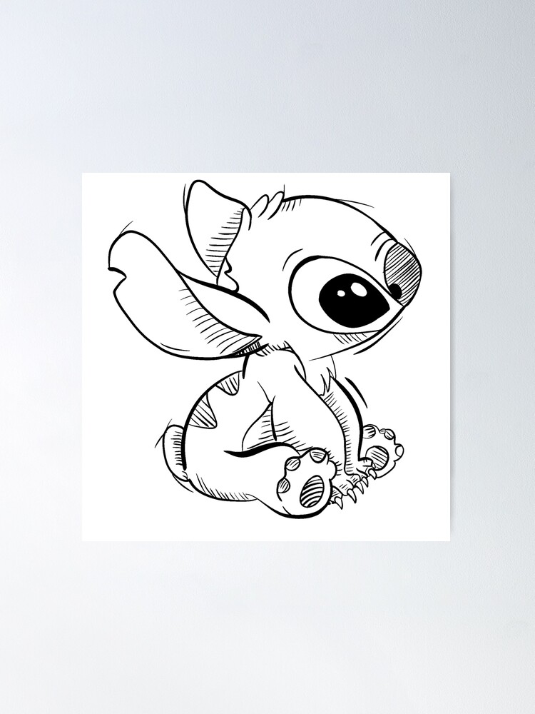 Stitch Poster for Sale by Floriana94, Stitch Poster 