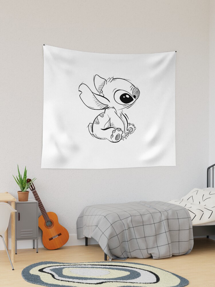 Stitch Draft from Lilo and Stitch!!  Tapestry for Sale by Mywaytothehigh