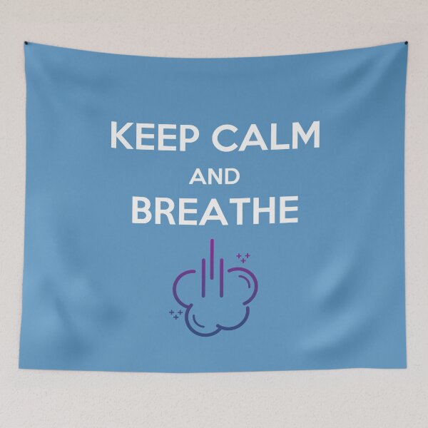 Item preview, Keep Calm and Breathe designed and sold by razvigod.