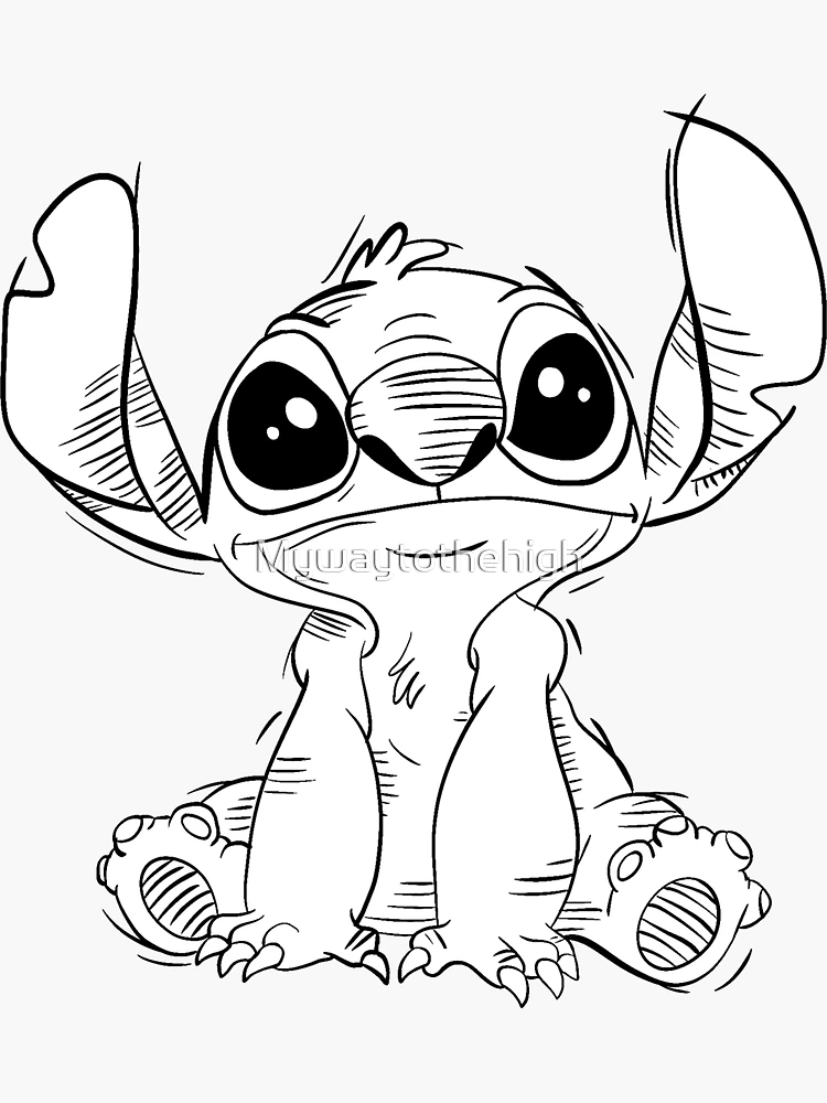 484x569 Image About Cute In Movies And Tv  Stitch drawing, Stitch coloring  pages, Lilo and stitch