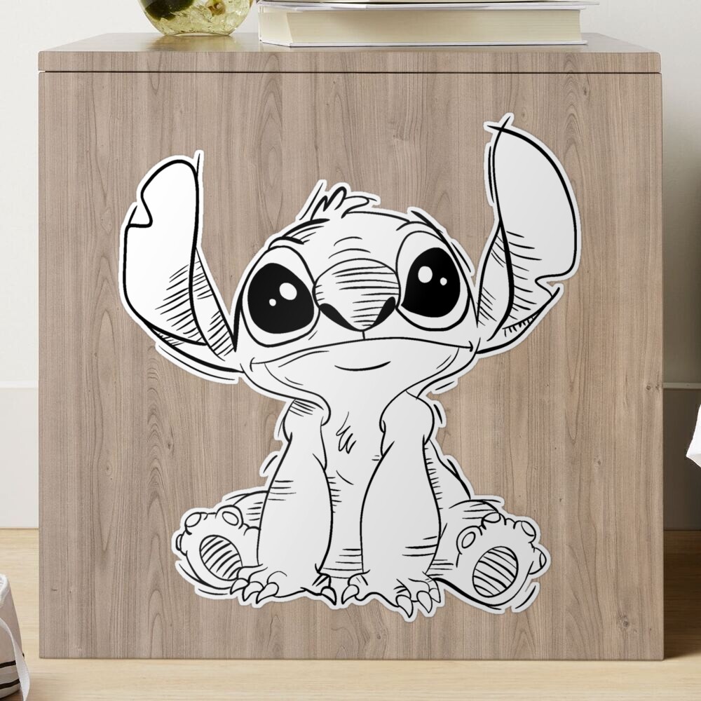 Stitch Draft from Lilo and Stitch!! frontal versión  Art Print for Sale by  Mywaytothehigh