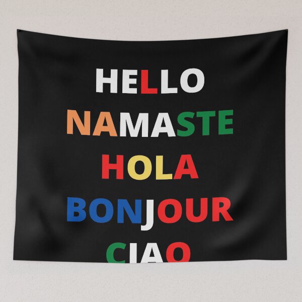 Item preview, hello in different languages design designed and sold by AnujShah7.
