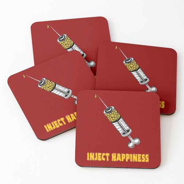 Item preview, Inject happiness designed and sold by SidTastic .