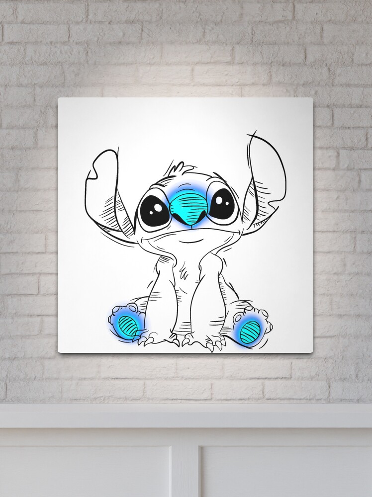 Drawings To Paint & Colour Lilo And Stitch - Print Design 009