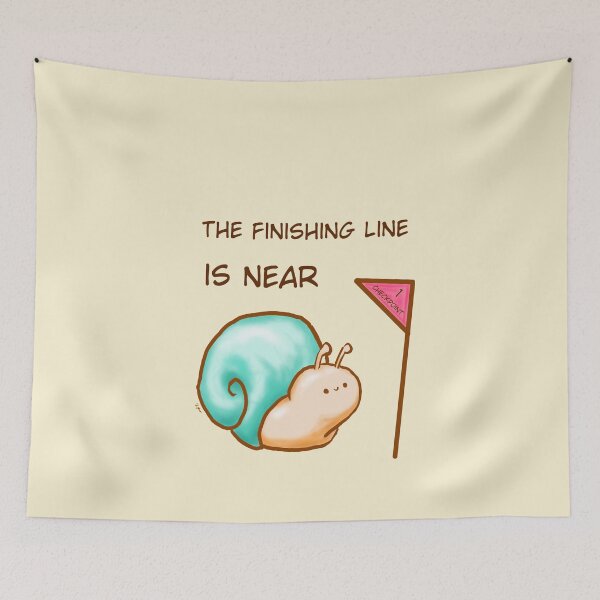 Item preview, Snail getting to the finishing line designed and sold by AnyssNara.