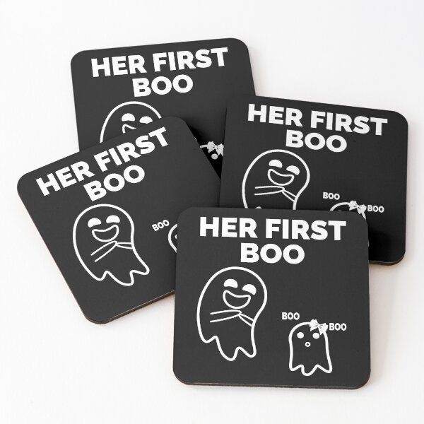 Item preview, HER FIRST BOO FUNNY GHOST HALLOWEEN designed and sold by TheFirstOne.