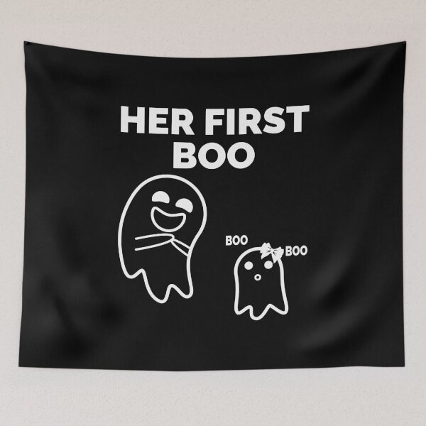 Item preview, HER FIRST BOO FUNNY GHOST HALLOWEEN designed and sold by TheFirstOne.