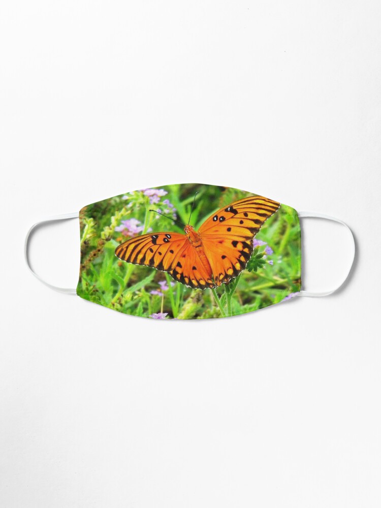 Alternate view of Orange Butterfly Windows From Heaven Mask